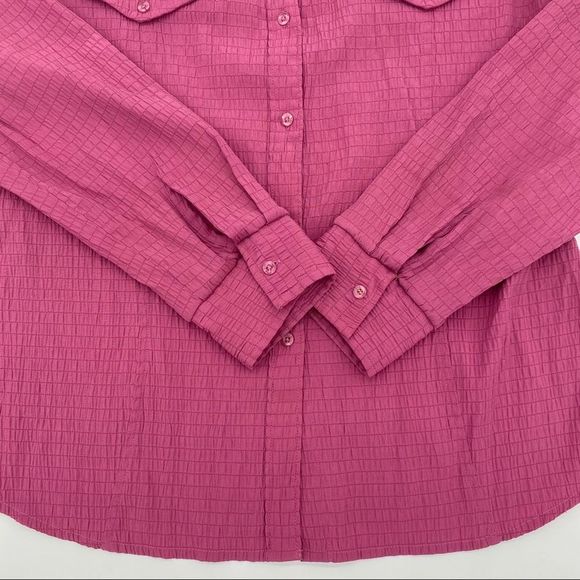 The North Face Eddie Bauer 2 Hiking Casual Outdoors Tops Button Up Blouse Shirts - Picture 5 of 7